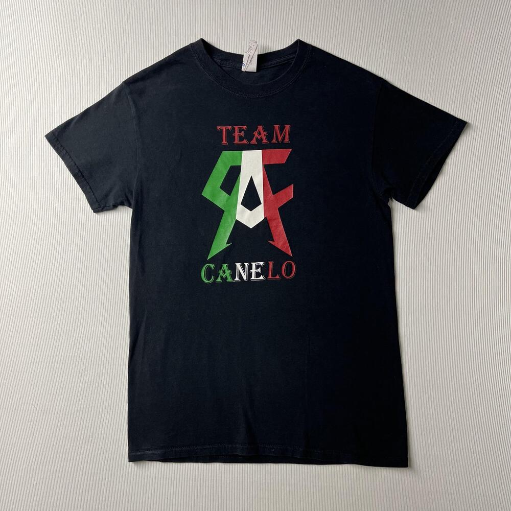 Saul Canelo Alvarez Shirt Mens Small Black Boxing Team Canelo Graphic Tee Gildan